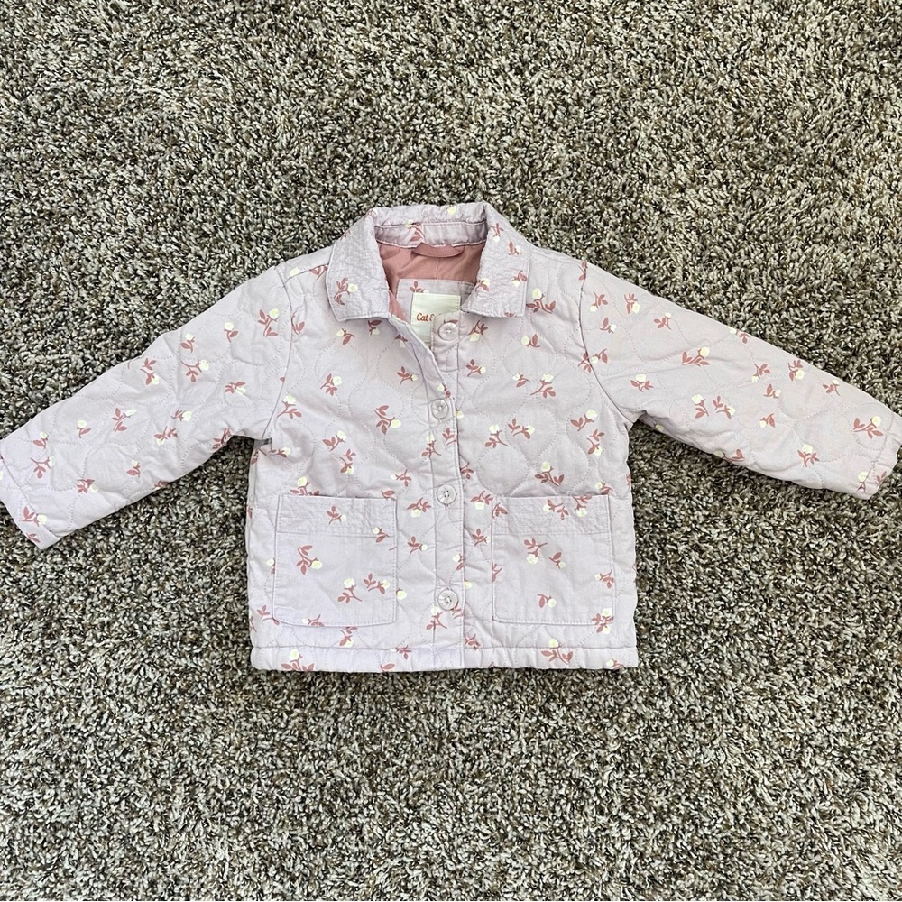 18M✨Quilted Jacket in Lilac Purple